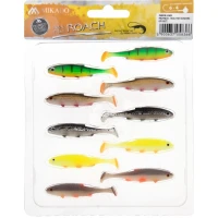 Shad Mikado Real Fish, Culoare Mix, 5cm, 10buc/pac