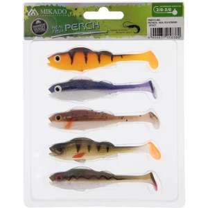 Shad Mikado Real Fish, Culoare Mix, 8cm, 5buc/pac Shad Mikado Real Fish, Culoare Mix, 8cm, 5buc/pac