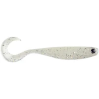 Shad Mustad Mezashi Curly Tail Minnow, Pearl White, 9cm, 6buc/pac