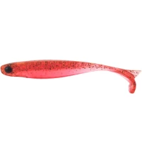 Shad Mustad Mezashi Tail Minnow, Transparent Red, 7.6cm, 6buc/pac