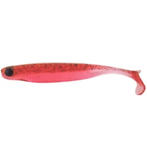 Shad Mustad Mezashi Z Minnow, Transparent Red, 7.6cm, 6buc/pac