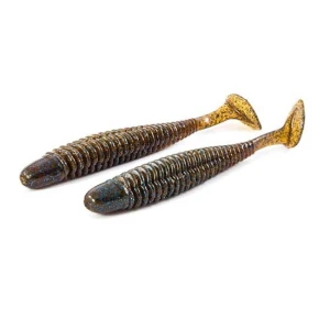Shad Noike Ninja 3inch 7.6cm 34 Cinnamon Blue Flake 9 Buc