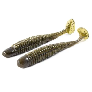 Shad Noike Ninja 4inch 10.2cm 01 Green Pumpkin 6 Buc
