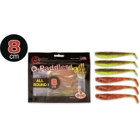 Shad Quantum 8cm Q-Paddler Power Packs Allround Mix  3x pumpkinseed chart 3x original appleseed  6.buc/plic Shad Quantum 8cm Q-Paddler Power Packs Allround Mix  3x pumpkinseed chart 3x original appleseed  6.buc/plic