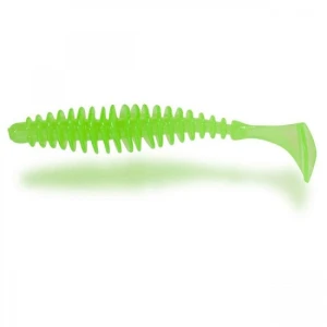 Shad Quantum Magic Trout T-worm Paddler 5.5cm, Culoare Neon Green