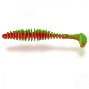 Shad Quantum Magic Trout T-worm Paddler 5.5cm Culoare Neon Green Orange