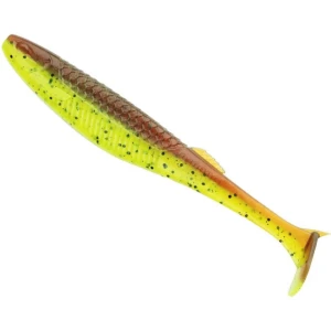 Shad Rapala Crushcity The Kickman, Motor Oil Chartreuse / Moch, 10cm, 6.5g, 7buc/pac