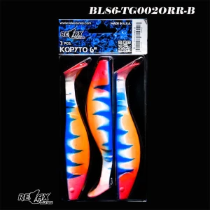 Shad RELAX Kopyto, 15cm, Tiger, Cod culoare: 002, 3buc/pac