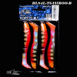 Shad RELAX Kopyto 4L, 10cm, Tiger 111, 4buc/pac