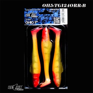 Shad RELAX Ohio Tiger, 12.5cm, Cod culoare: 124, 3buc/pac