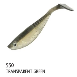 Shad Rapture Live Shad 10cm 4buc/plic Transparent Green