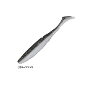 Shad Rapture Power Shad Dual 5cm 20buc/plic Black Silver
