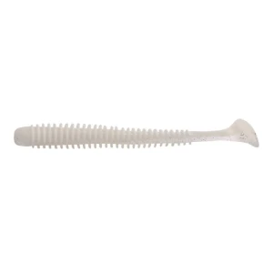 Shad Rapture Ribbed Slim Shady 8.75cm 10buc/plic White Ghost