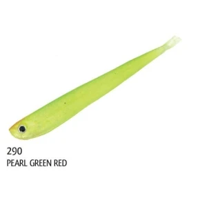 Shad Rapture Twin Tail Minnow 7.6cm 12buc/plic Pearl Green Red