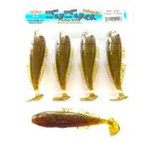 Shad Reins Goby Goby, Motor Oil Pepper, 10.5cm, 18g, 4buc/plic Shad Reins Goby Goby, Motor Oil Pepper, 10.5cm, 18g, 4buc/plic