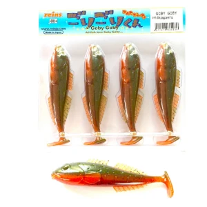 Shad reins goby goby, red frog, 10.5cm, 18g, 4buc/plic