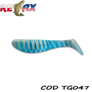 Shad Relax Kopyto 3 Inch Tiger, 7.5cm Rkbls3-tg047 10 Buc/plic