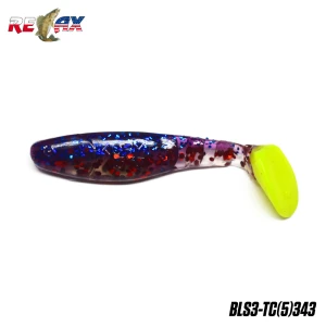 Shad Relax Kopyto Tricolor 7.5cm 343 5buc/plic Shad Relax Kopyto Tricolor 7.5cm 343 5buc/plic