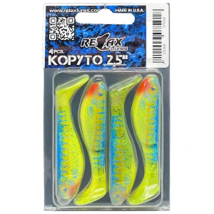 Shad Relax Lures Kopyto Print Pl036, 6.2cm, 4buc/pac