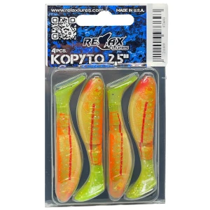 Shad Relax Lures Kopyto Print Pl105, 6.2cm, 4buc/pac