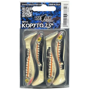 Shad Relax Lures Kopyto Print S002, 6.2cm, 4buc/pac