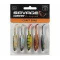 Shad SAVAGE GEAR CRAFT 8.8CM/4,6G CLEAR WATER MIX 5BUC/PL Shad SAVAGE GEAR CRAFT 8.8CM/4,6G CLEAR WATER MIX 5BUC/PL