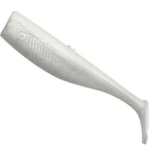 Shad SAVAGE GEAR Minnow Tail, White Pearl Silver, 10cm, 10g,  5buc/pac