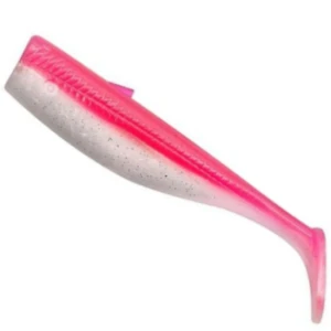 Shad SAVAGE GEAR Minnow Weedless Tail, Pink Pearl Silver, 10cm, 10g,  5buc/pac