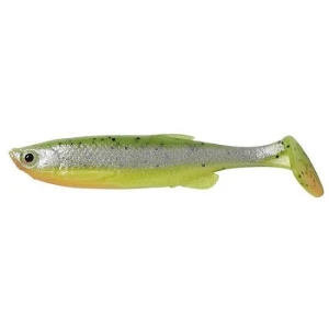 Shad Savage Gear Fat Minnow T-tail, Green Pearl Silver, 9cm, 4buc/plic