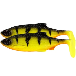 Shad Westin Ricky The Roach Shadtail 7cm 6g Fire Perch 2pcs