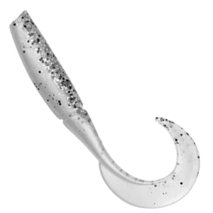 Shad ZEBCO Preyfish Curly, Salt & Pepper, 10cm, 1buc/pac
