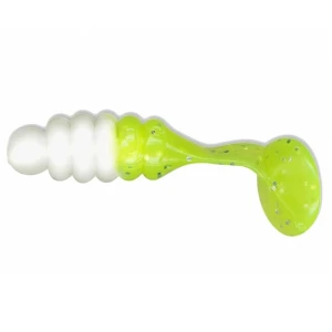 Slider Crappie Panfish Charlie Brewers Slider 2.5cm Cbpf45 White Chartreuse