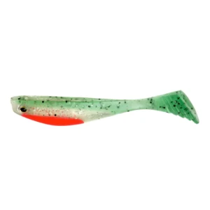 Twister Spro Wacky Shad 6.5 Cm Chartreuse Red Belly Shad 10 Buc