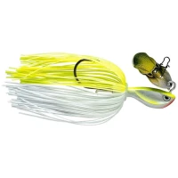 ChatterBait, Rapala, Rap-V, Perch, Bladed, Jig, 10g,, Silver, Fluo, Chartreuse, rvabj10 sfc, Spinnerbaits, Spinnerbaits Rapala, Rapala