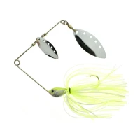 RTB Dual Blade Spinnerbait 16g Chartreuse Silver Glitter RTB Dual Blade Spinnerbait 16g Chartreuse Silver Glitter