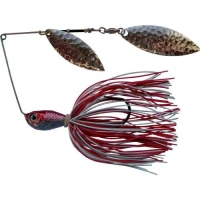 SPINNERBAIT BERTILURE Salcie nr.2 Salcie nr.3, 14gr,Skirt Siliconic Alb-Rosu