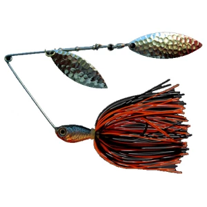 Spinnerbait Bertilure Salcie Nr.2 Salcie Nr.3, 14gr,skirt Siliconic Orange-negru