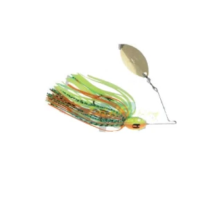 Spinnerbait Colmic Flatter Compact 7gr Chartreuse/white