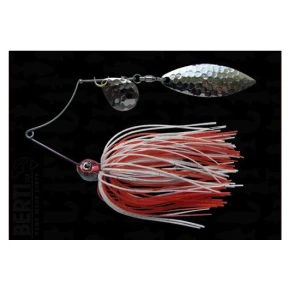 Spinnerbait Bertilure Cu Doua Palete Shallow Killer Colorado Model Salcie Culoare Alb-rosu 11 Gr.