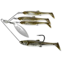 Spinnerbait Live Target Baitball Spinner Rig, Large, 852 Green Pumpkin / Silver, 14g