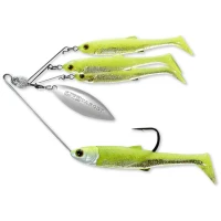 Spinnerbait Live Target Baitball Spinner Rig, Small, 857  Chart / Silver, 11g