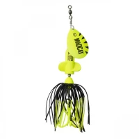 Spinnerbait Madcat A-static Screaming Spinner 65gr Fluo Yellow Uv
