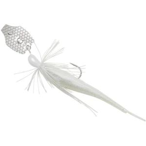 Chatterbait SAVAGE GEAR Crazy Swim Jig, White Silver, 10cm, 8.5g, 1buc/pac Chatterbait SAVAGE GEAR Crazy Swim Jig, White Silver, 10cm, 8.5g, 1buc/pac