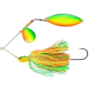 Spinnerbait REIVA Powerflex 18g, Verde - Galben - Portocaliu