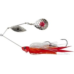 Spinnerbait Savage Gear Da Bush, Red Head Silver, 42g, 18cm, 1buc/pac