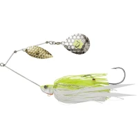 Spinnerbait SAVAGE GEAR DA Bush, Yellow White Silver, 42g, 18cm, 1buc/pac Spinnerbait SAVAGE GEAR DA Bush, Yellow White Silver, 42g, 18cm, 1buc/pac