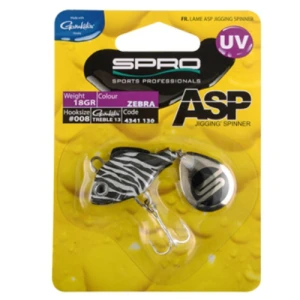 Lingurita Spro Asp Spinner Uv 18 Gr Zebra