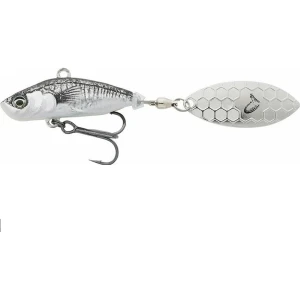Spinner Savage Gear 3d Sticklebait Tailspin 7.3cm 13g Sinking Black Silver