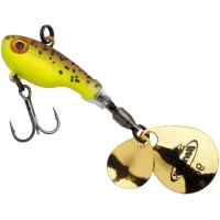 Spinnertail BERKLEY Pulse Spintail, Brown Chartreuse, 5cm, 5g