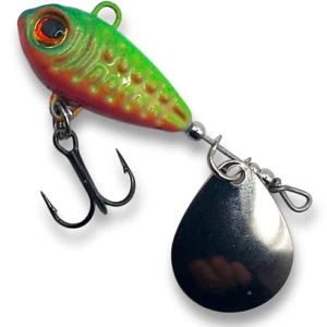 Spinnertail Berti Skeletonik Pro Colorado Nickel, Fire Tiger, 18g